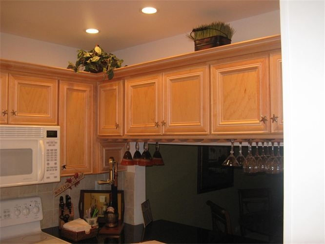 Freshly painted interior kitchen
